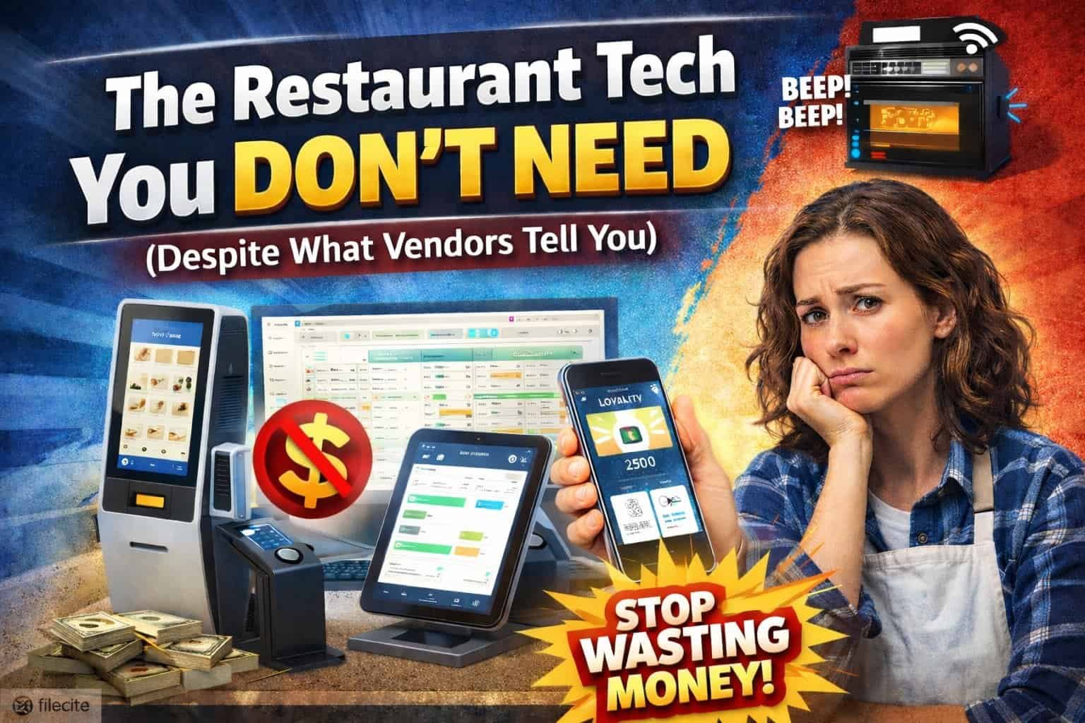 The Restaurant Tech You DON’T Need (Despite What Vendors Tell You)