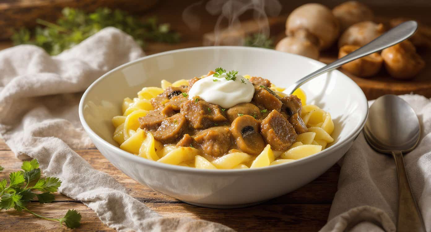 Beef and Mushroom Stroganoff