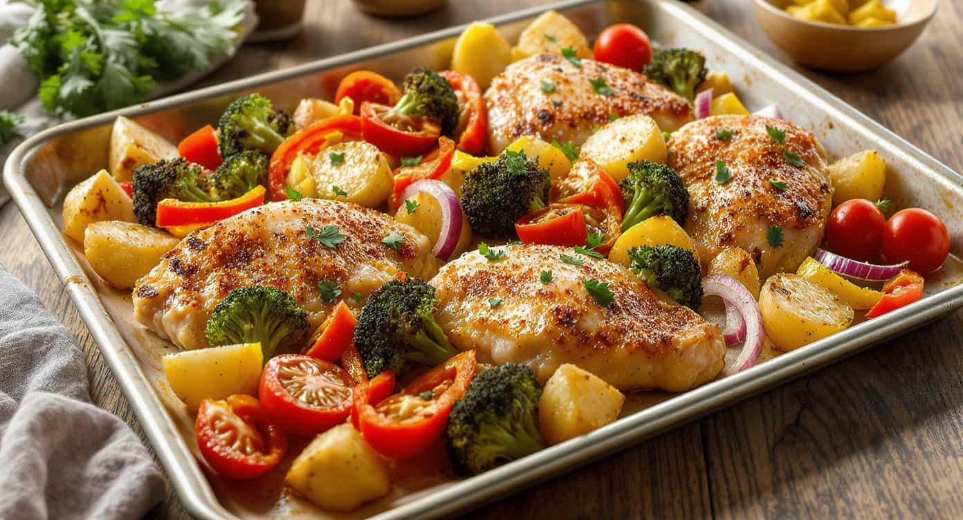 Sheet Pan Chicken and Vegetables