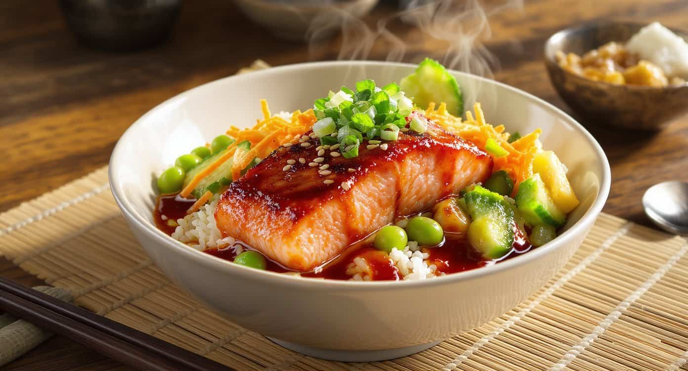Teriyaki Salmon Bowls